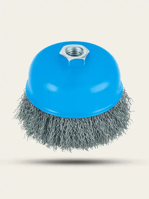 UltraCut Crimped Brush Cup Blue
