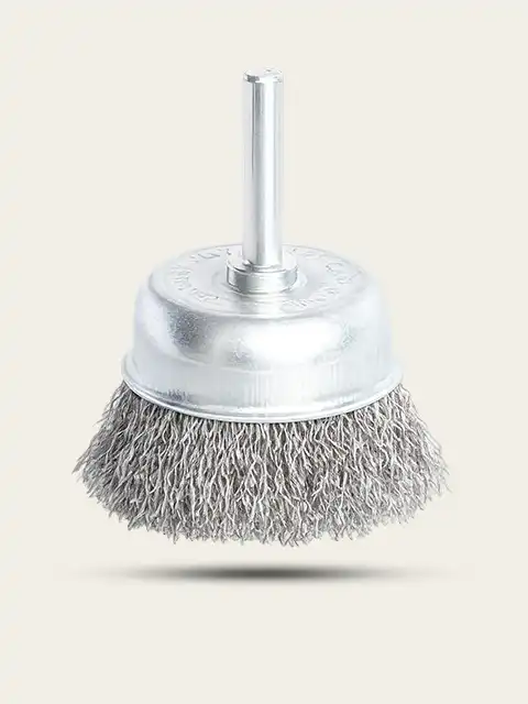 UltraCut Crimped Shank Cup Brush Stainless Steel Wire