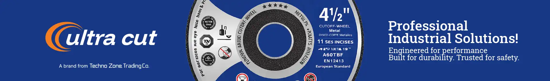 Ultra Cut footer strip design